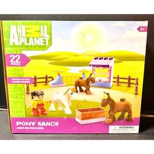 Animal Planet Building Blocks My Pony Ranch 23 Large Pieces 2014/  3+